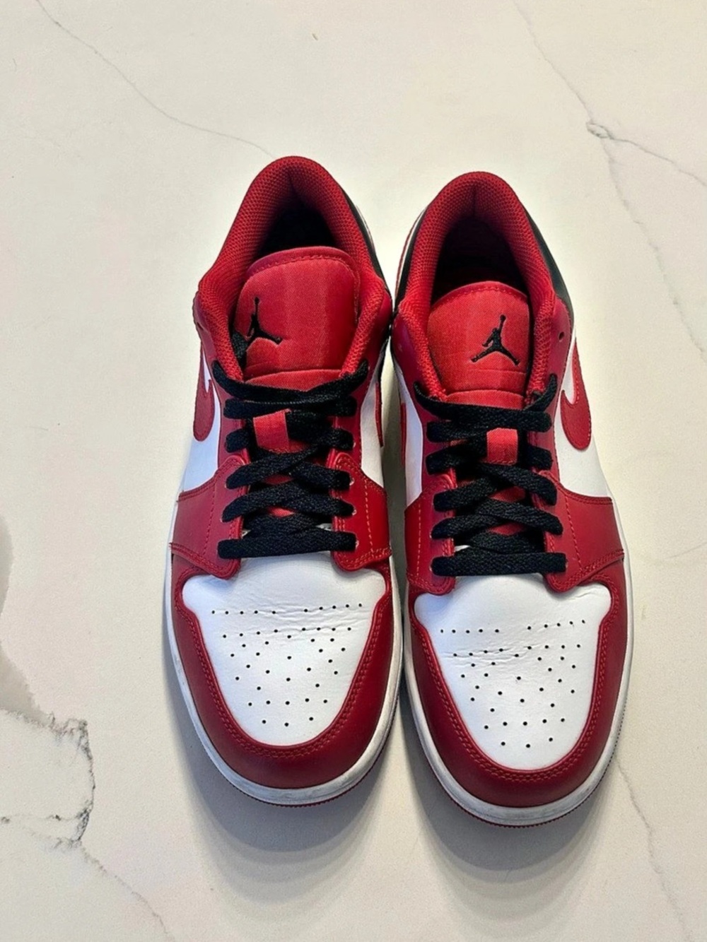 Nike Air Jordan 1 Low Sneakers Red & White